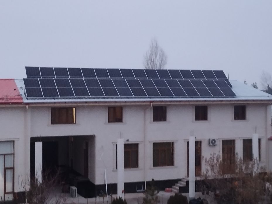 Quyosh panel stansiyasi oʻrnatish 3kw ... 100kw gacha