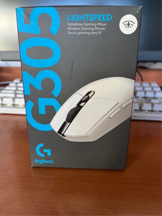 Мишка logitech 305 lightspeed whie
