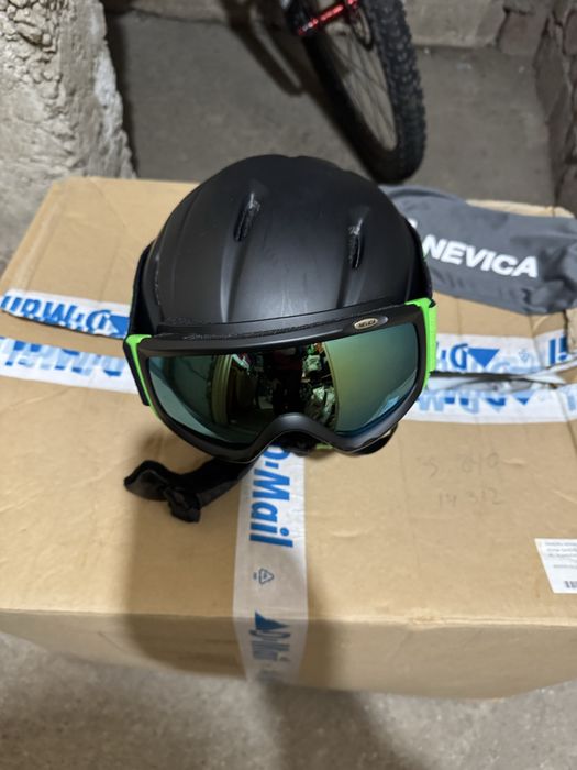 Casca plus ochelari schi Nevica
