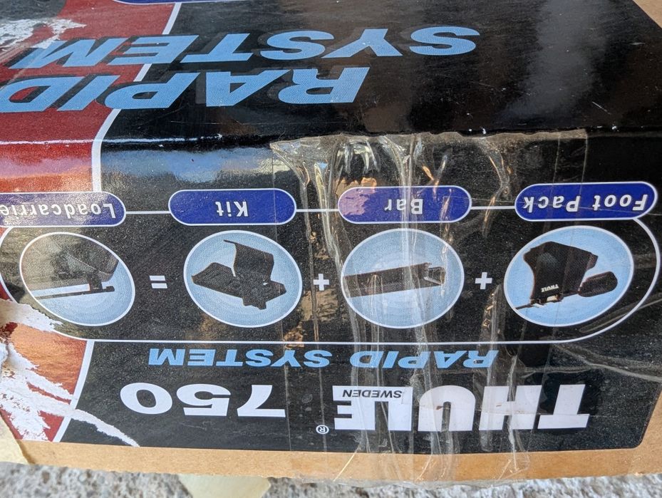 Thule Rapid System 750 (Kit prindere bare)