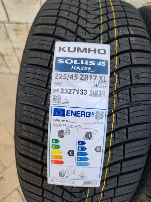 Нови всесезонни гуми Kumho 225/45/17 dot 26,225/45R17