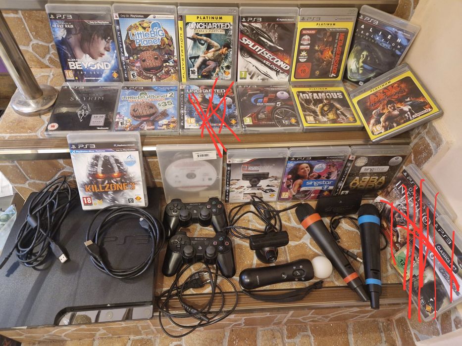 Consola PS3 cu jocuri si accesorii