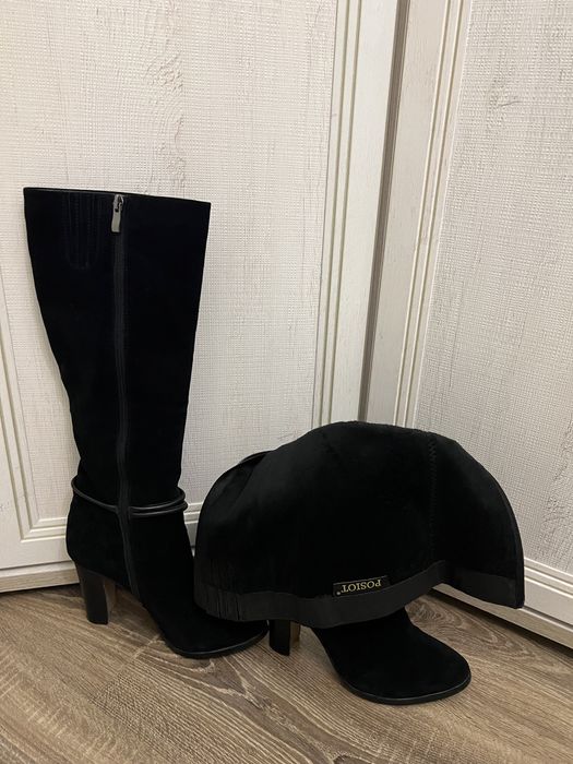 Сапоги женские тёплые Италия