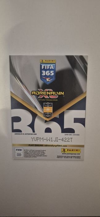 Christian Pulisic Fifa 365 Panini