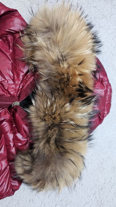 Дамско яке Moncler 100%гъши пух,естествен косъм