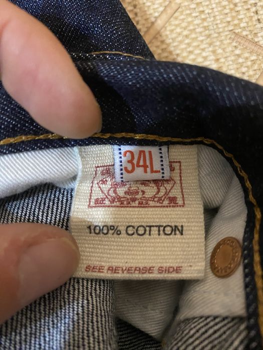 Джинс evisu темно синие