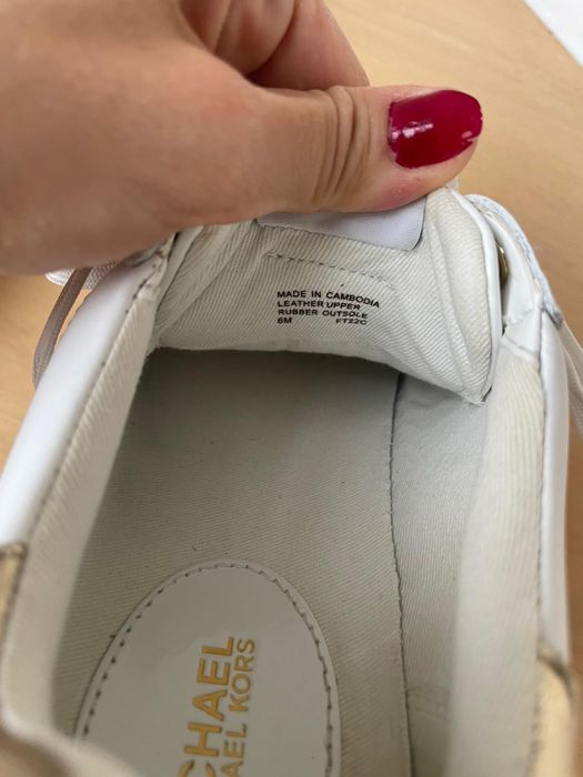 Michael Kors Emmett Leather Sneaker, 36