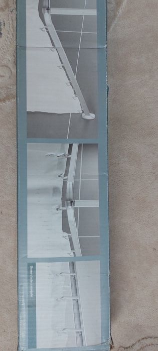 Карниз для ванной занавески