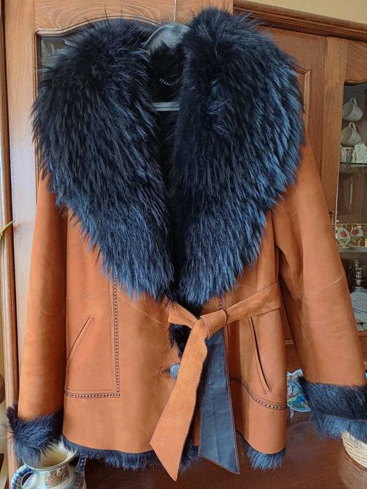 Зимен кожух естествена кожа/ Дълго  Палто от визон