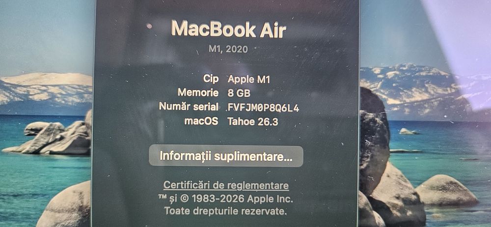 MacBook Air m1 gri titan