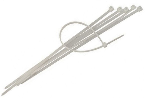 Coliere de plastic Breckner alb 430X4,8 mm 100buc