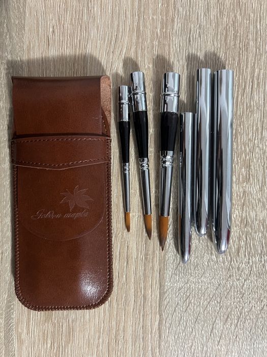 Perie acrilice pura kolinsky sable, gel UV, desen unghii etc