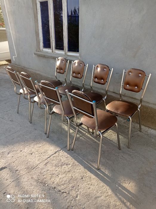 стол и стул из нержавейки Аксияа