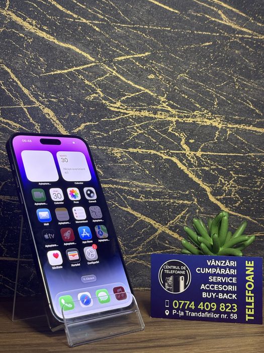 Iphone 14 Pro Max/128GB/2 ani Garantie Centrul de Telefoane/rate