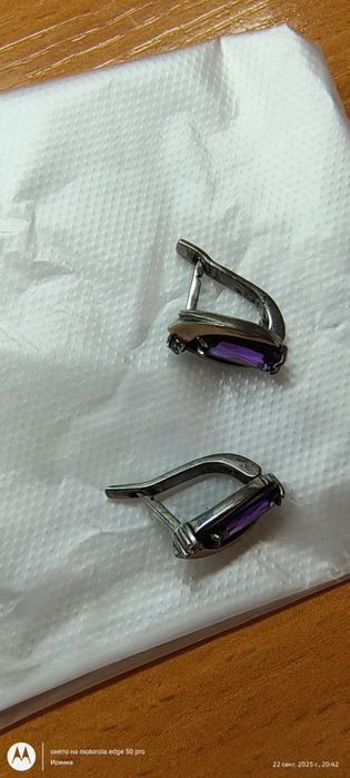 Продам серебряный комплект