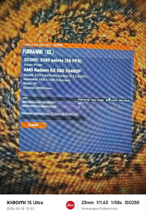 Videokarta Kaitian AMD RX 580 8gb 2048sp