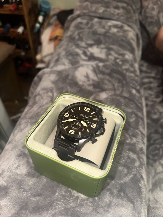 FOSSIL NATE 50 мм Мъжки часовник JR1356 ЧИСТО НОВ В КУТИЯ. Отличнен.