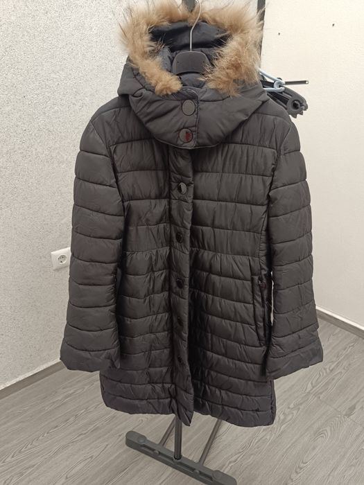 Зимно яке С/М размер с естествен пух