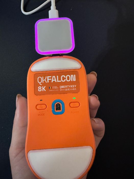 Mouse Gaming Qwetykey Falcon Alb 8k!