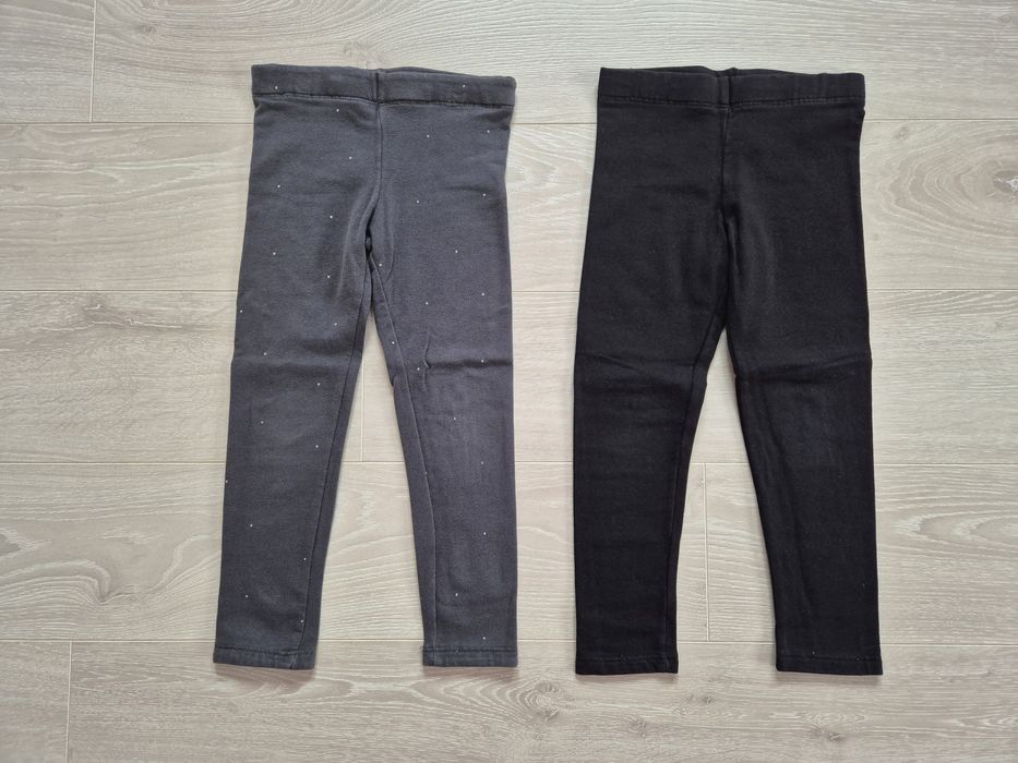 Запазени клинове с мъхеста вътрешност и джинси за момиче 98,104 и 110