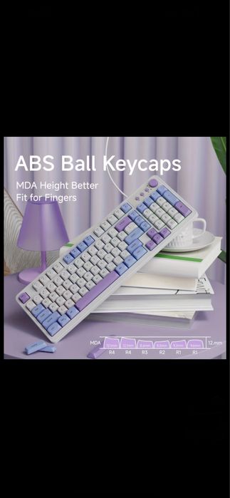 Tastatura Gaming cu fir, RGB,Knob/rotita de Volum.NOU