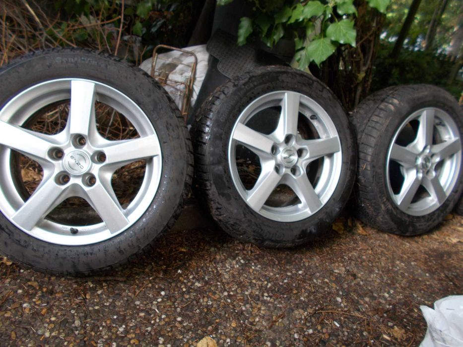 Set BMW aliaj ENZO, cu Conti Winter 205/55R16 iarna, 5x120 BMW etc