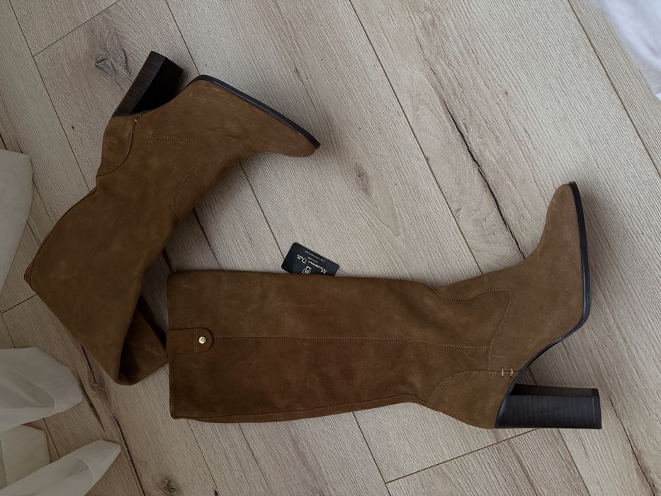 Cizme piele naturala Massimo Dutti