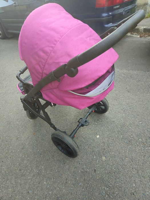 Vând cărucior 3-în-1 Krausman – landou + sport + scoică auto