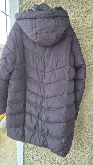 Дамско дълго зимно яке