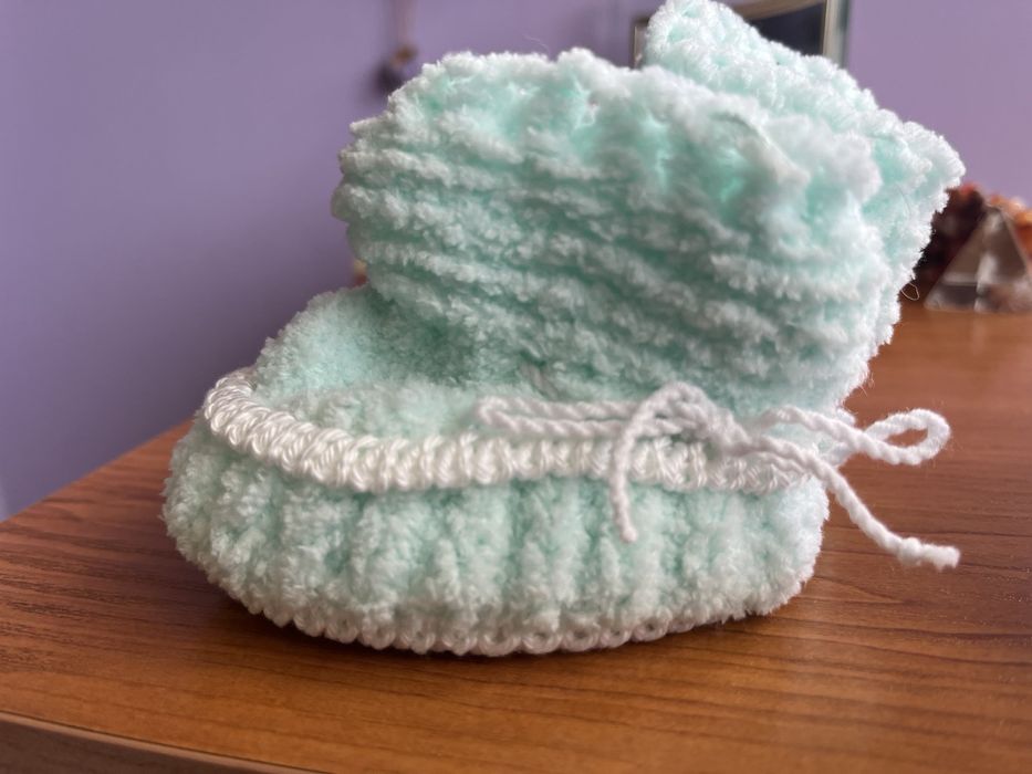 Ръчно плетени терлички