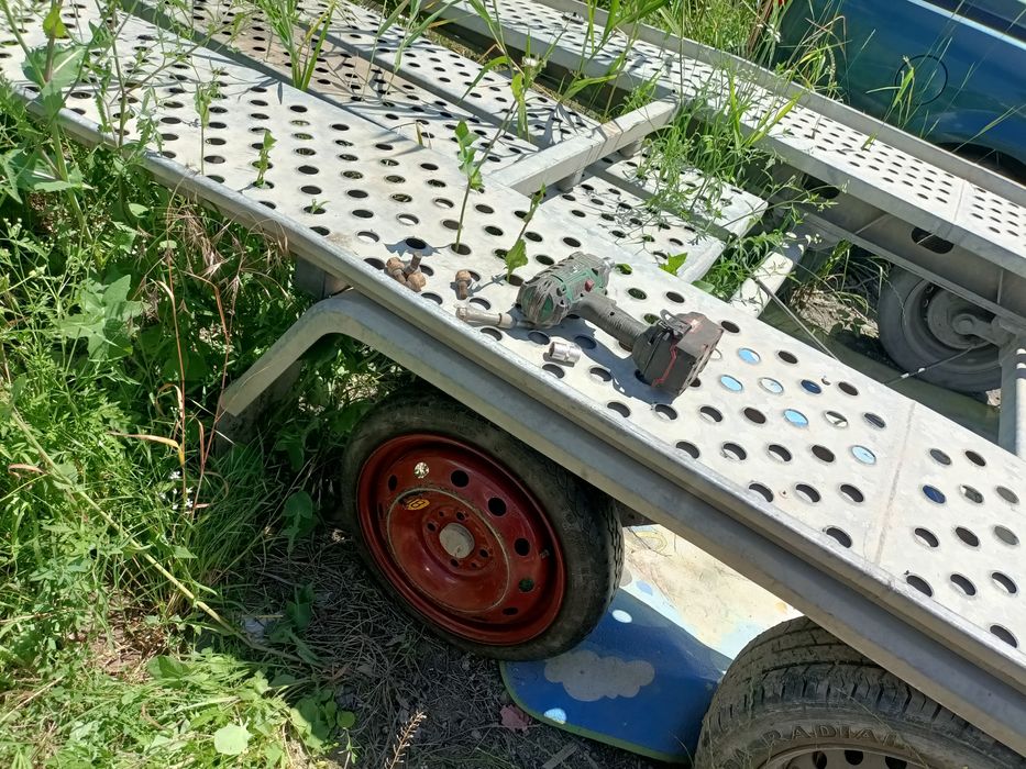 Roată rezervă slim îngustă  4X100 pentru : remorcă remorcuță ...