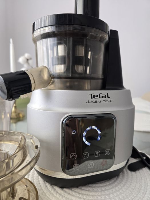 Storcator de fructe si legume cu melc Tefal Juice N'Clean ZC420E38