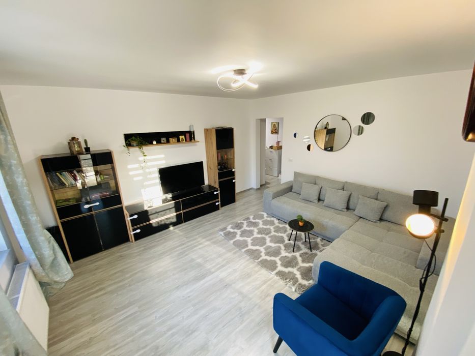 Apartament  2 camere Complet Mobilat si Utilat*67,5 mp/ 2 balcoane Popas Pacurari