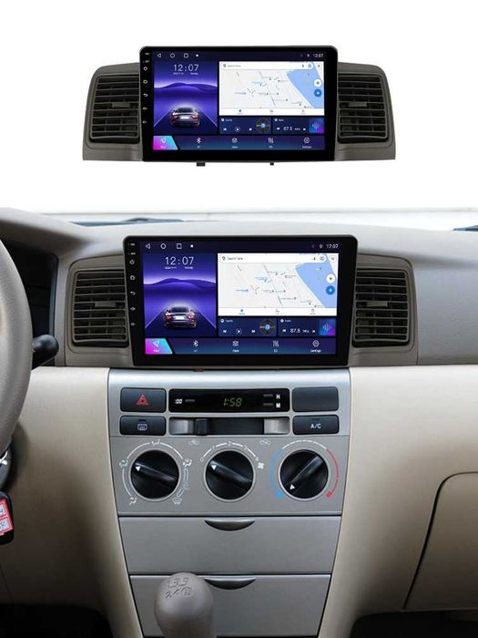 NAVIGATIE ANDROID 14 Toyota COROLLA EX 2007-2012 1/8 Gb Waze CarPlay