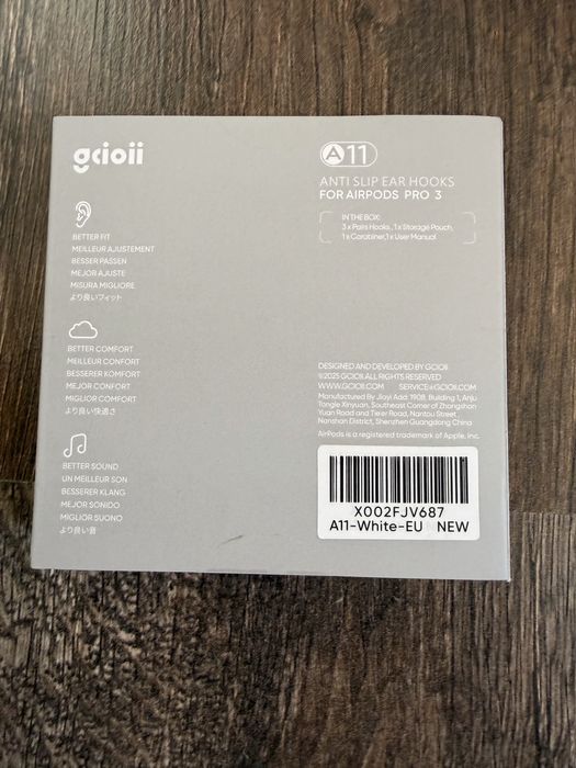 Anti slip ear hooks airpods pro 3