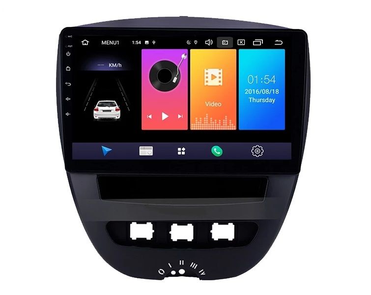 Navigatie Peugeot 107 Citroen C1 ( 2005 - 2015 ) Garantie Camera Noua