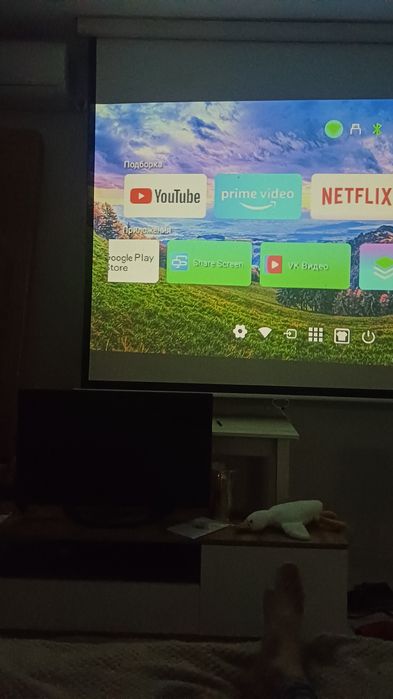 Продам новый проекционный экран