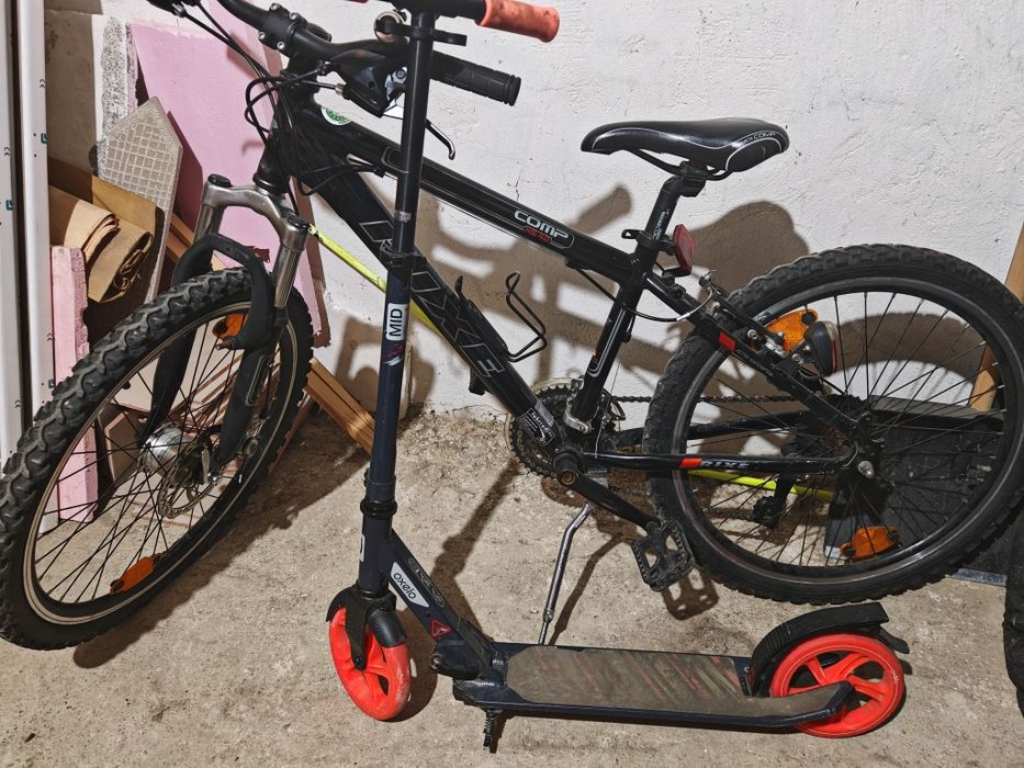 Bicicleta și trotineta