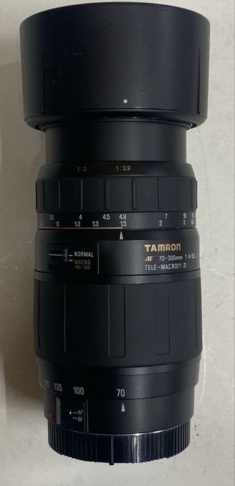 Obiectiv foto Tamron 70-300 mm Tele Macro 1:2 /4-5.6/montura Canon