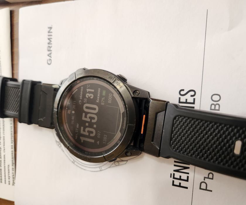 Garmin Fenix 7X Sapphire Solar DLC Titanium 51mm