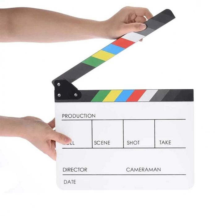 Clacheta regizor clapperboard pt studio de filmare, film