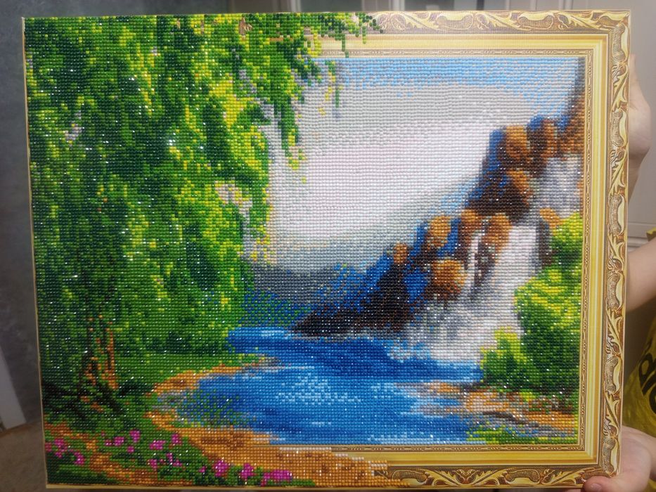 Алмазные картины, готовые!