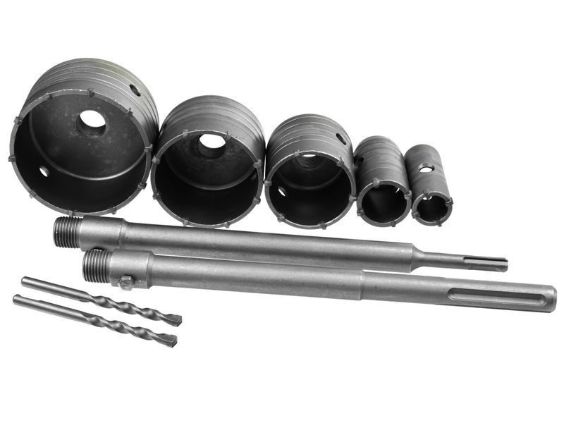 Комплект боркорони за бетон 9 части