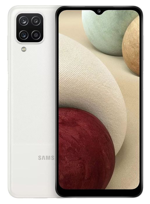 Samsung A12 белый