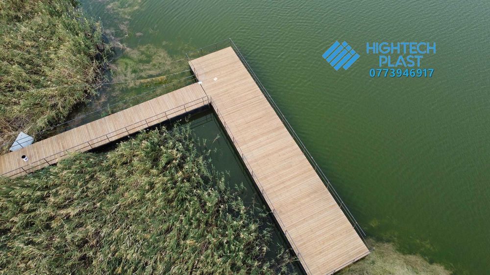 Pontoane plutitoare pescuit barca lac