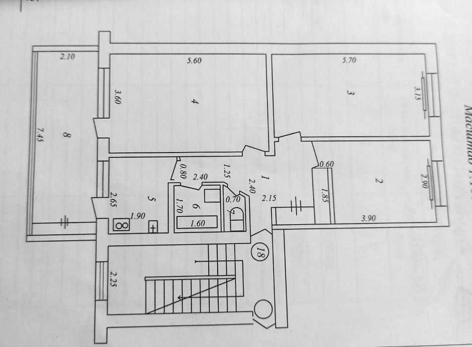 Продаётся квартира Юнусабад 3кв 3*4/4/4