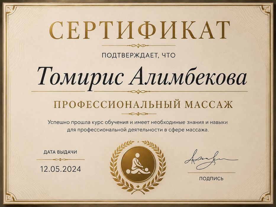 Массаж профессиональный