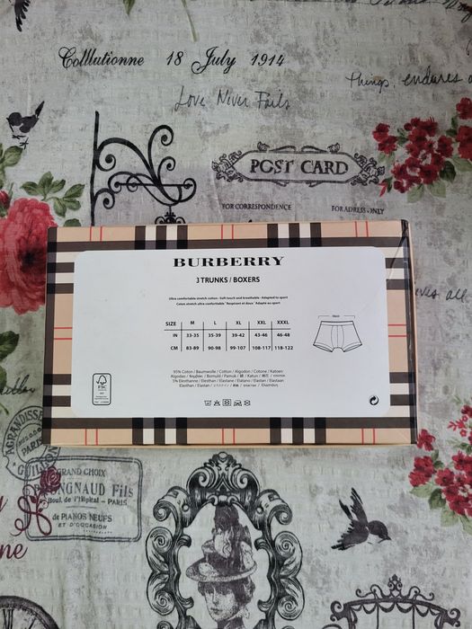 Set 3 Boxeri Burberry  – M / L / XL