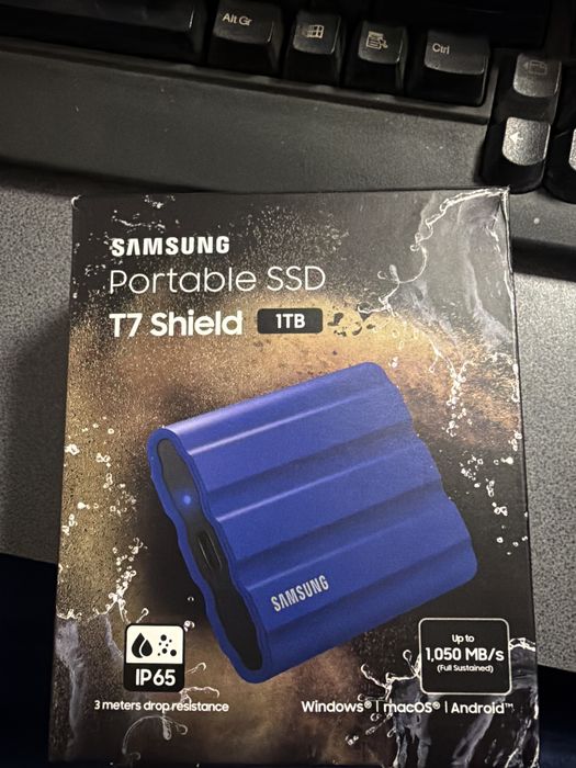 Ssd Extern Samsung T7 Shield 1Tb Nou Albastru