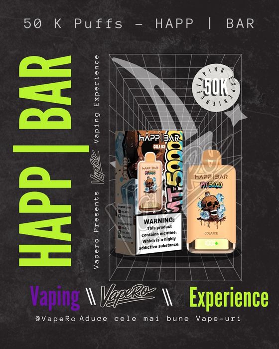 Vape Happ I Bar MT 50K - Puffuri Reale